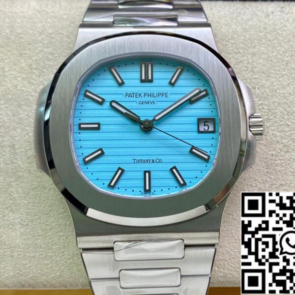 Patek Philippe Nautilus 5711/1A-018 170th Anniversary 1:1 Best Edition PPF Factory Tiffany Blue Dial