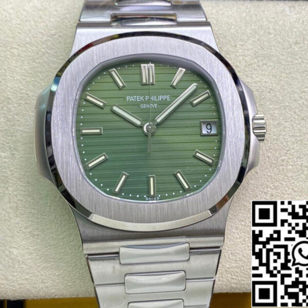 Patek Philippe Nautilus 5711/1A 1:1 Best Edition PPF Factory Olive Green Dial