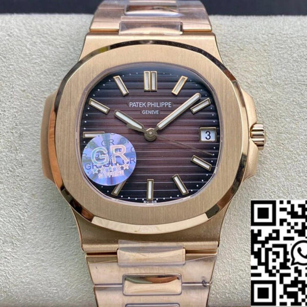 Patek Philippe Nautilus 5711/1R-001 1:1 Best Edition GR Factory V2 Brown Gradient Dial