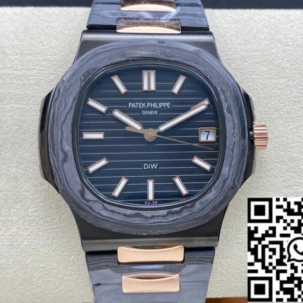 Patek Philippe Nautilus 5711 DiW 1:1 Best Edition Carbon Fiber Case