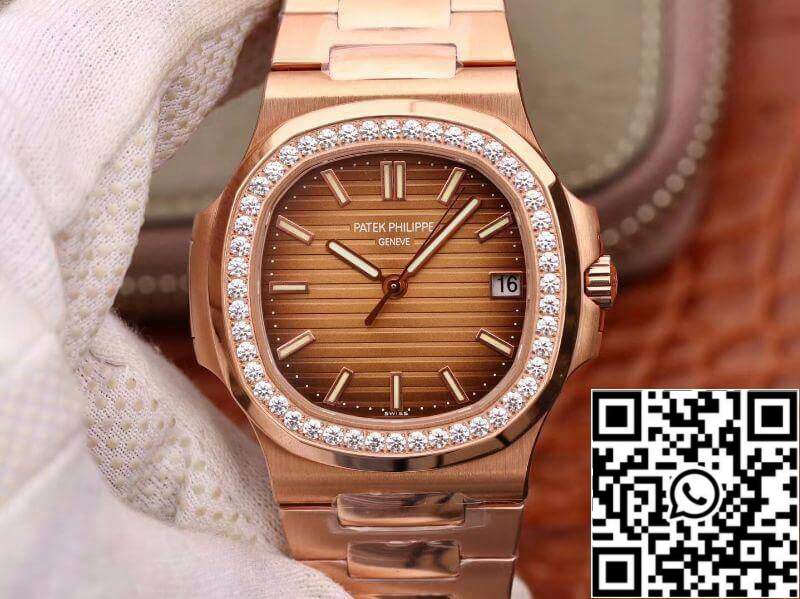 Patek Philippe Nautilus 5711 PF factory V2 Men Watches 1:1 Best Edition Swiss ETA324 Rose gold dial