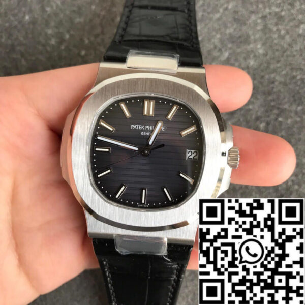 Patek Philippe Nautilus 5711G 1:1 Best Edition PPF Factory V4 Black Dial Swiss ETA324