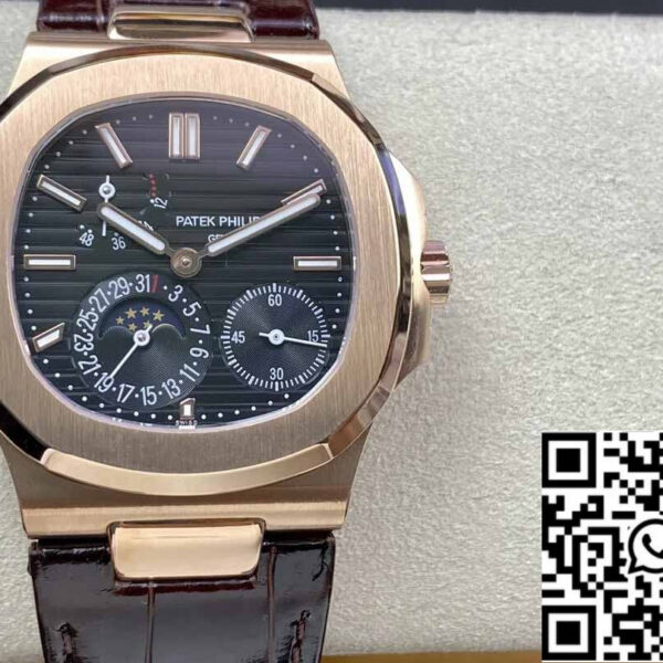 Patek Philippe Nautilus 5712 1:1 Best Edition GR Factory Leather Strap