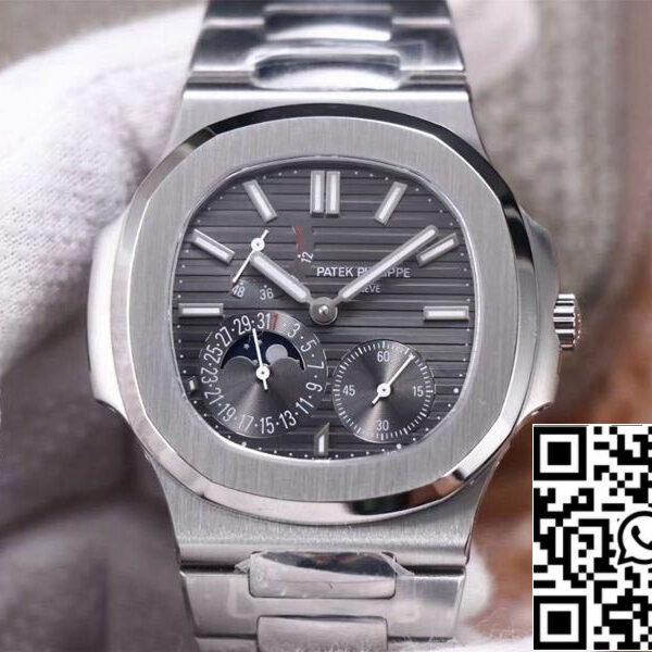 Patek Philippe Nautilus 5712/1A-001 1:1 Best Edition PF Factory Gray Dial Swiss Movement