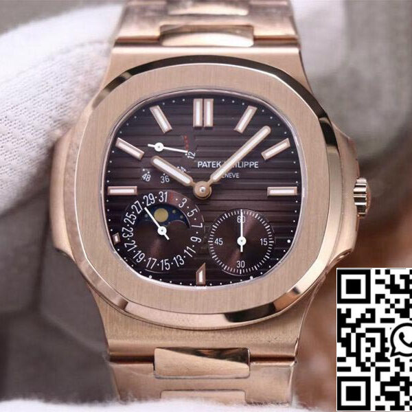 Patek Philippe Nautilus 5712/1A-001 1:1 Best Edition PF Factory Rose Gold Swiss Movement