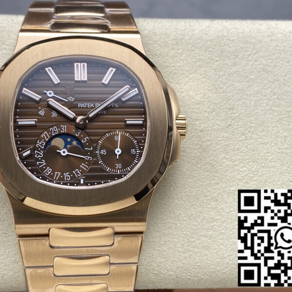 Patek Philippe Nautilus 5712/1R-001 1:1 Best Clone PPF Factory V3 Brown Dial