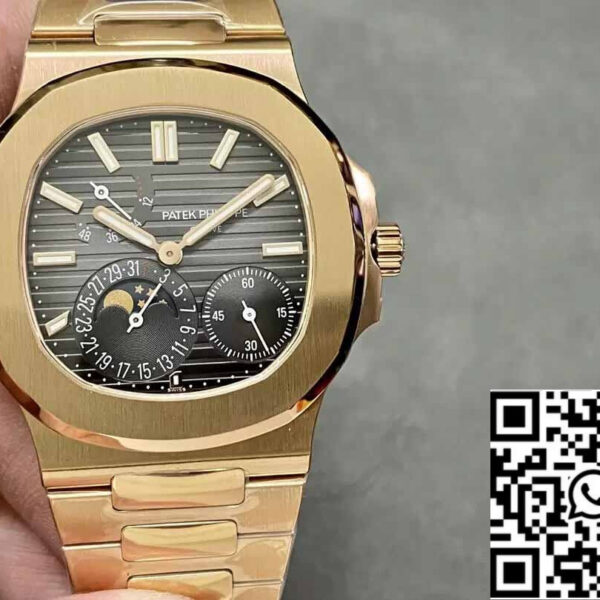 Patek Philippe Nautilus 5712/1R-001 1:1 Best Edition PPF Factory V2 Brown Dial