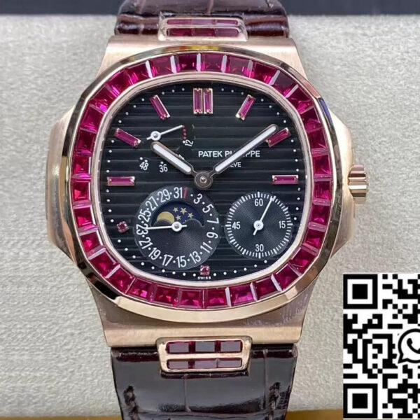 Patek Philippe Nautilus 5724 1:1 Best Edition GR Factory Rose Gold Case