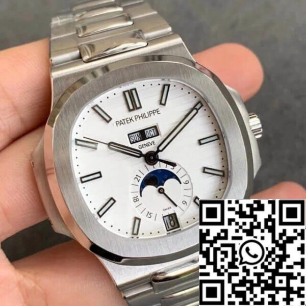 Patek Philippe Nautilus 5726/1A-010 1:1 Best Edition GR Factory White Dial