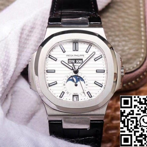 Patek Philippe Nautilus 5726/1A-010 1:1 Best Edition PF Factory Black Strap Swiss ETA324