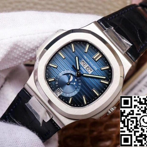 Patek Philippe Nautilus 5726/1A-014 1:1 Best Edition PF Factory Black Strap Swiss ETA324