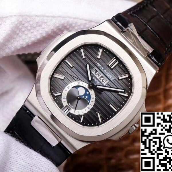 Patek Philippe Nautilus 5726A-001 1:1 Best Edition PF Factory Black Strap Swiss ETA324