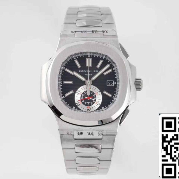 Patek Philippe Nautilus 5980/1A-014 1:1 Best Edition 3K Factory V2 Black Dial