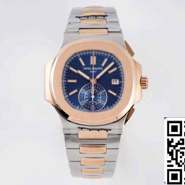 Patek Philippe Nautilus 5980/1AR-001 1:1 Best Edition 3K Factory V2 Blue Dial