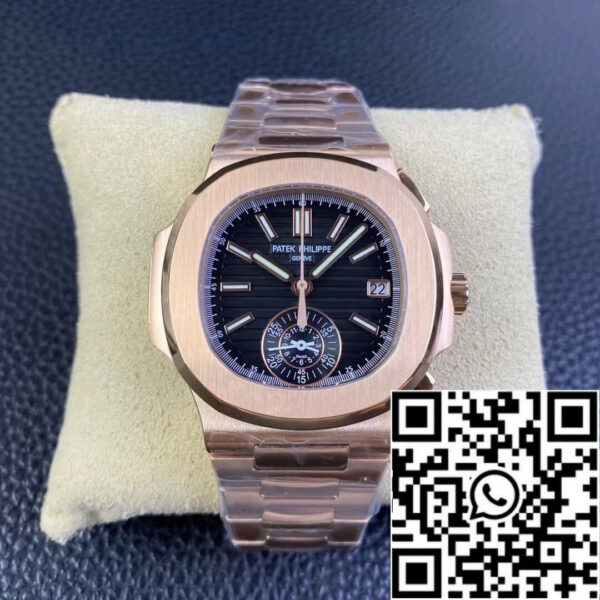 Patek Philippe Nautilus 5980/1R-001 1:1 Best Edition 3K Factory V2 Black Dial