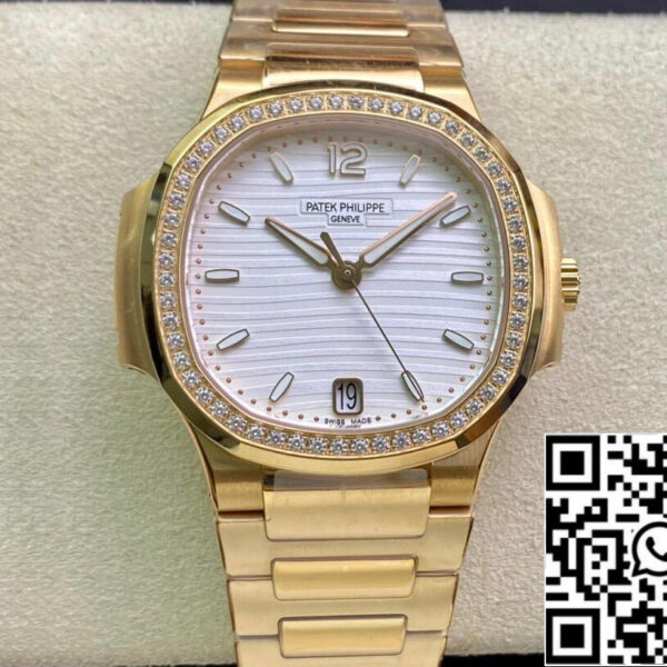 Patek Philippe Nautilus Ladies 7118/1200R-001 1:1 Best Edition 3K Factory Rose Gold