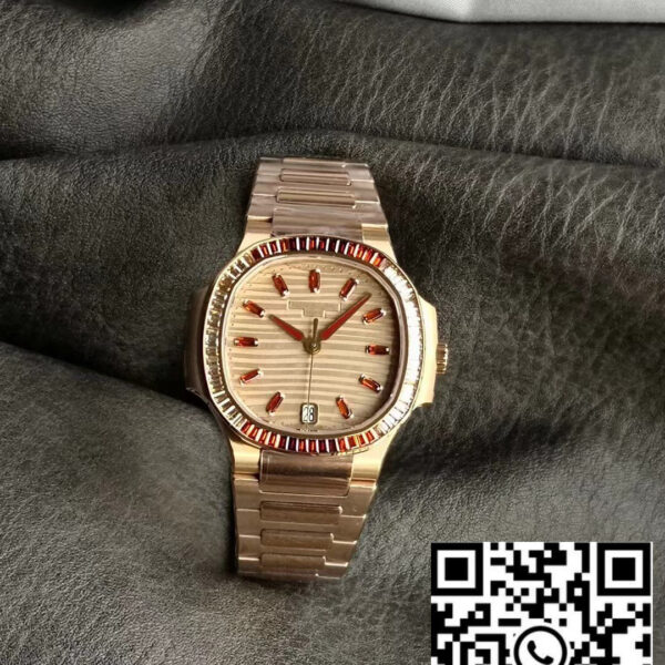 Patek Philippe Nautilus Ladies 7118/1300 Rose Gold 1:1 Best Clone 3K Factory