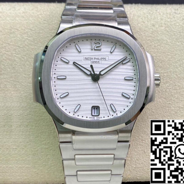 Patek Philippe Nautilus Ladies 7118/1A-010 1:1 Best Edition 3K Factory Silver Dial