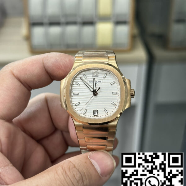 Patek Philippe Nautilus Ladies 7118/1R-001 Rose Gold 1:1 Best Clone 3K Factory