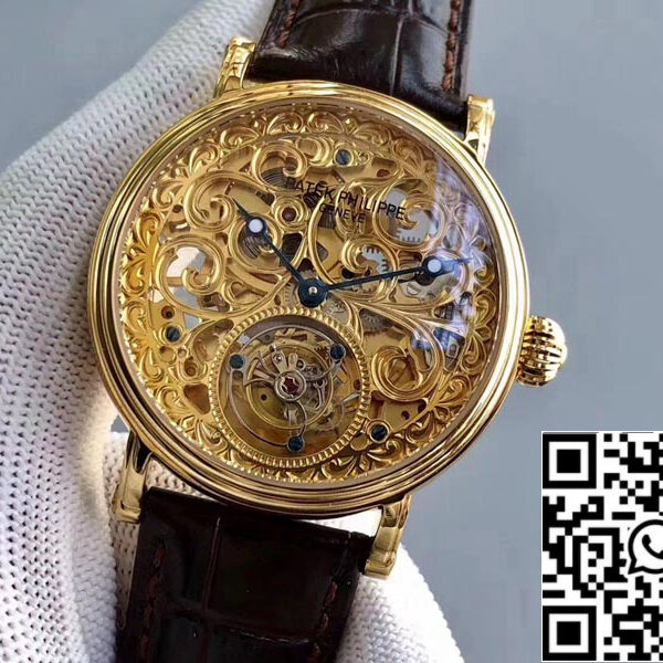 Patek Philippe Tourbillon P83000 1:1 Best Edition Yellow Gold Swiss Tourbillon