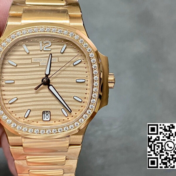 PATEK PHILIPPE Nautilus 7118 Ladies RG 3K Factory 1:1 Best Edition RG Dial
