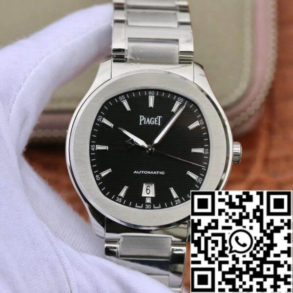 Piaget Polo’ S G0A41003 MKS Factory 1:1 Best Edition Black Textured Dial On Stainless Steel Bracelet Swiss ETA 1110