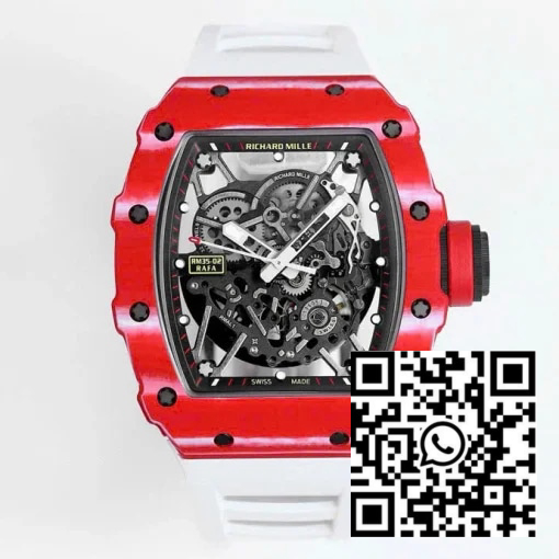 Richard Mille RM35-02 Rafael Nadal Red White Strap Carbon  – VIP Version