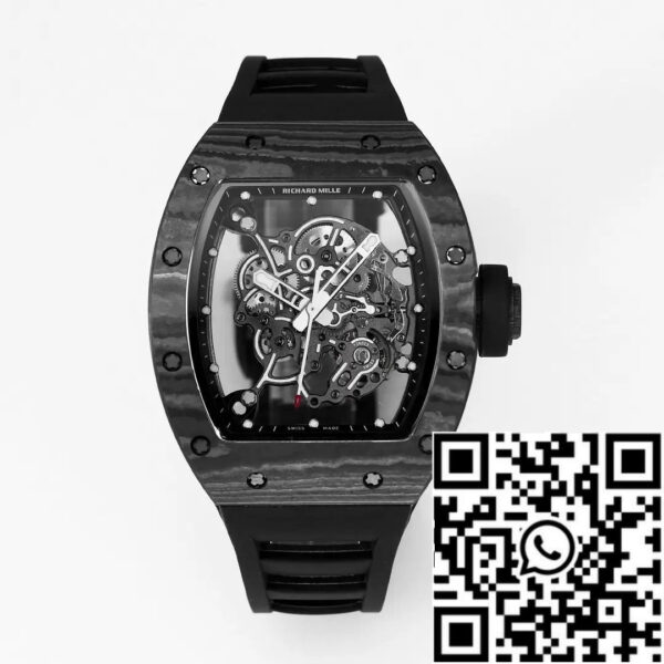 RICHARD MILLE RM055 Redesigned original 1:1 Best Edition BBR Factory 2024 Black