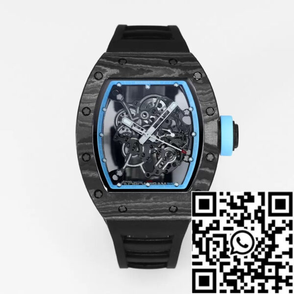 RICHARD MILLE RM055 Redesigned original 1:1 Best Edition BBR Factory 2024 Blue Bezel