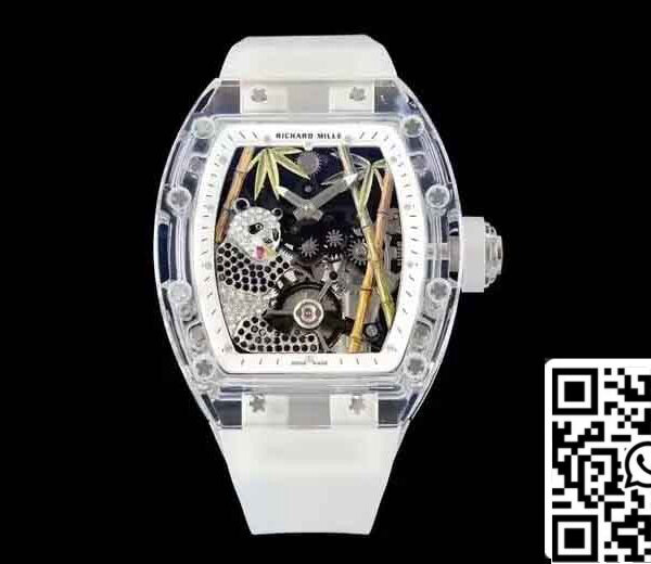 Replica Richard Mille RM26-01 Tourbillon 1:1 Best Edition RM Factory White Strap