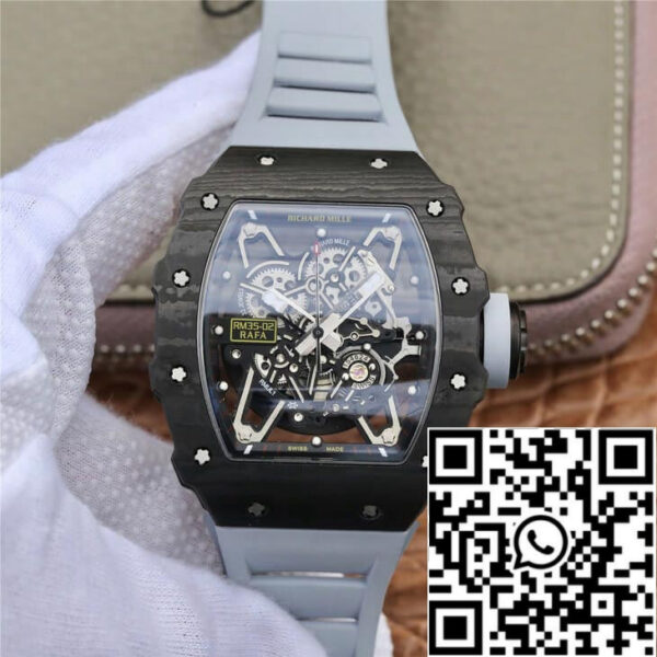 Richard Mille RM-035 KV Factory 1:1 Best Edition Black Carbon Fiber