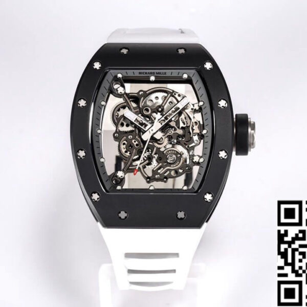 Richard Mille RM-055 1:1 Best Edition BBR Factory Black Ceramic Case