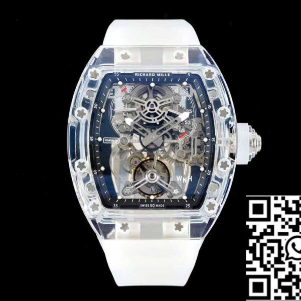 Richard Mille RM 56-01 Tourbillon 1:1 Best Edition RM Factory Transparent Skeleton Dial