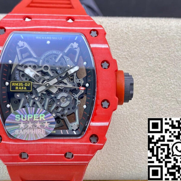 Richard Mille RM035-02 1:1 Best Edition RM Factory Red Case