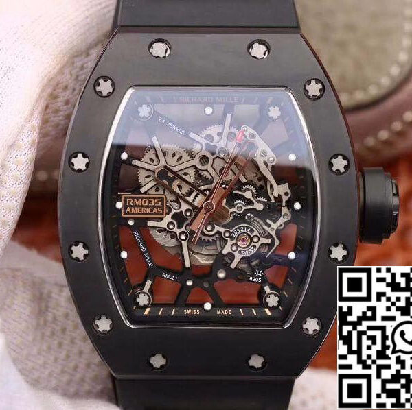 Richard Mille RM035 KV Factory 1:1 Best Edition Swiss ETA8215