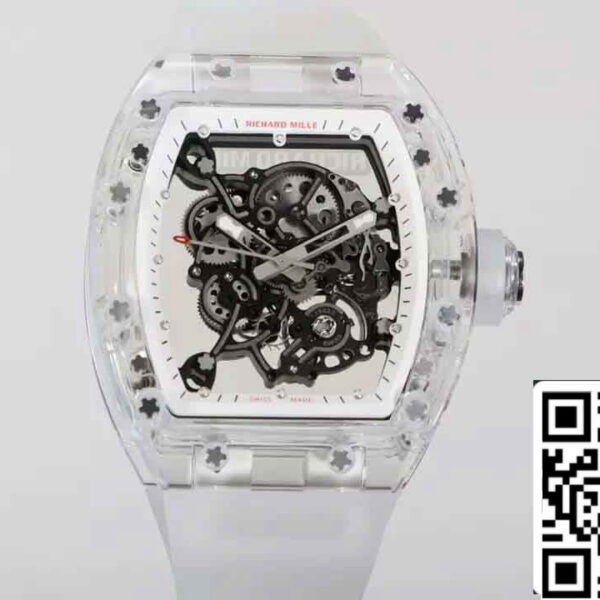 Richard Mille RM055 1:1 Best Edition RM Factory Transparent Case Replica Watch