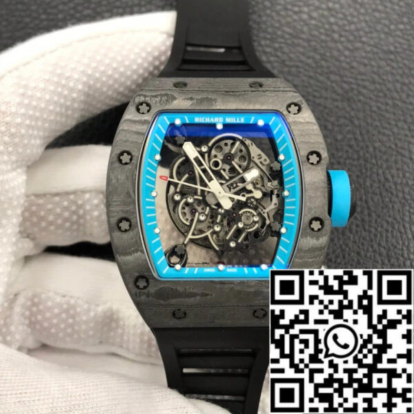 Richard Mille RM055 1:1 Best Edition ZF Factory Carbon Fiber Case