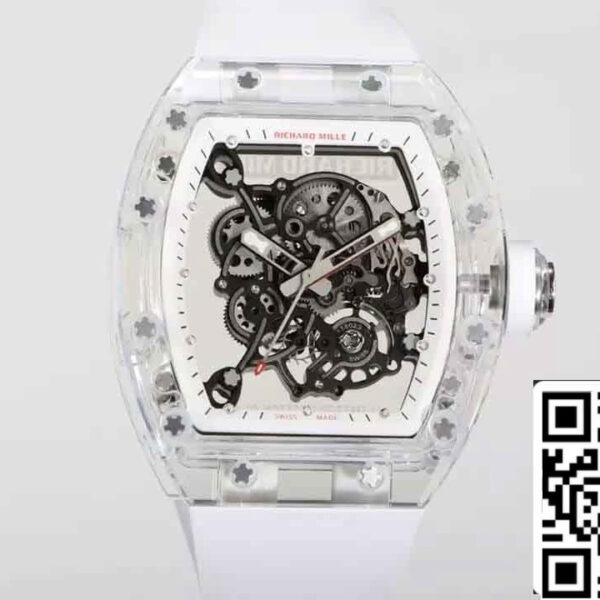 Richard Mille RM055  Best 1:1 Edition RM Factory Rubber Strap