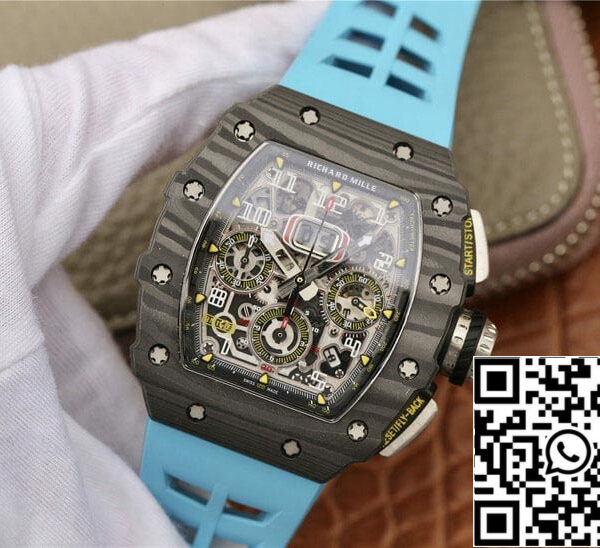 Richard Mille RM11-03 1:1 Best Edition KV Factory Blue Strap