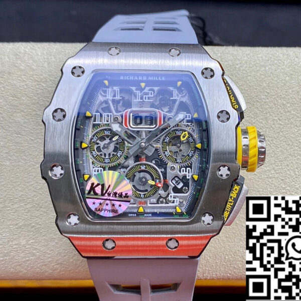 Richard Mille RM11-03 1:1 Best Edition KV Factory Titanium Steel