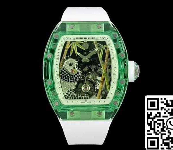Richard Mille RM26-01 Tourbillon  Best 1:1 Edition RM Factory Green Skeleton Dial