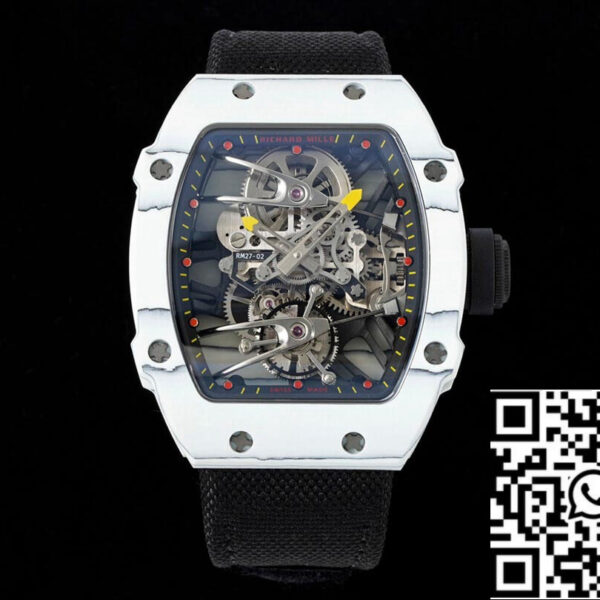 Richard Mille RM27-02 Rafael Nadal Tourbillon 1:1 Best Edition RM Factory Black Strap