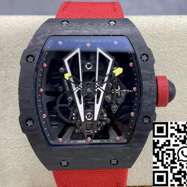 Richard Mille RM27-03 Rafael Nadal Tourbillon 1:1 Best Edition RM Factory Red Strap