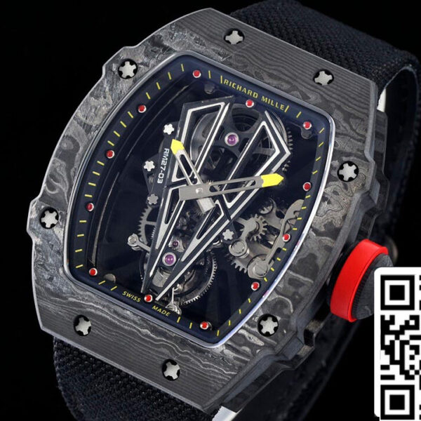 Richard Mille RM27-03 Rafael Nadal Tourbillon 1:1 Best Edition RM Factory Skeleton Dial