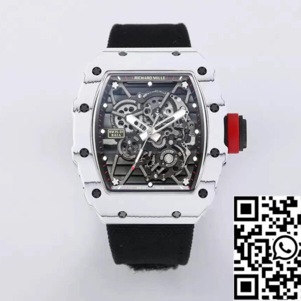 Richard Mille RM35-01 1:1 Best Edition BBR Factory Black Strap