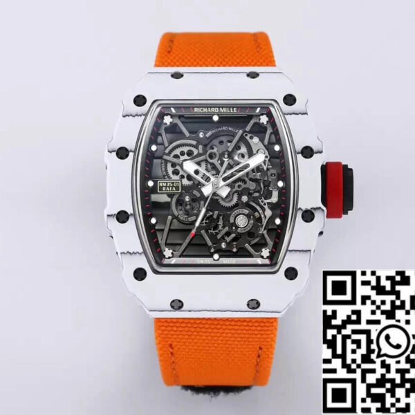 Richard Mille RM35-01 1:1 Best Edition BBR Factory Orange Strap