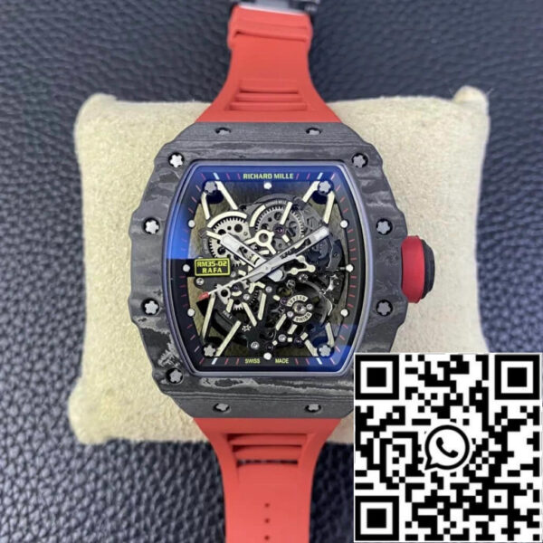 Richard Mille RM35-02 1:1 Best Edition T+ Factory Carbon Fiber Skeleton Dial