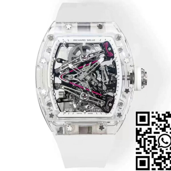 Richard Mille RM38-02 Tourbillon Movement 1:1 Best Edition RM Factory Rubber Strap