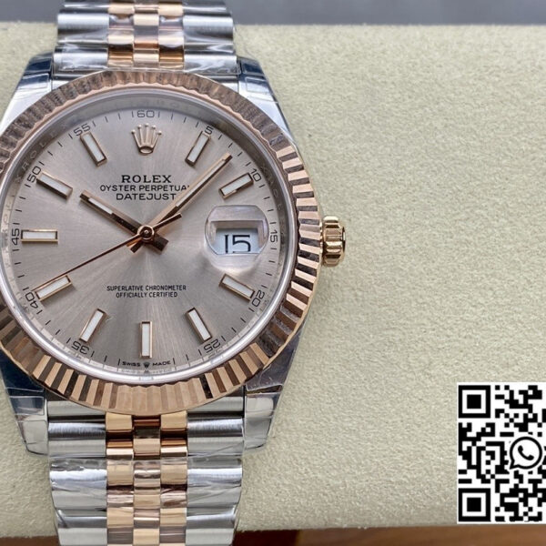 Rolex DateJust 41 126331 904L SS/RG VS Factory 1:1 Best Edition RG Dial