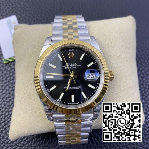 Rolex DateJust 41 126333 904L SS VS Factory 1:1 Best Edition Black Dial
